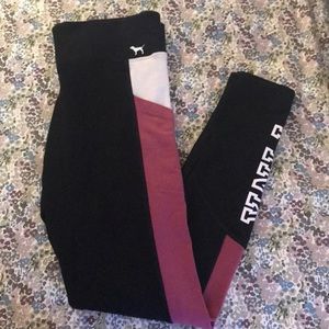 VS PINK Yoga Color-block Leggings